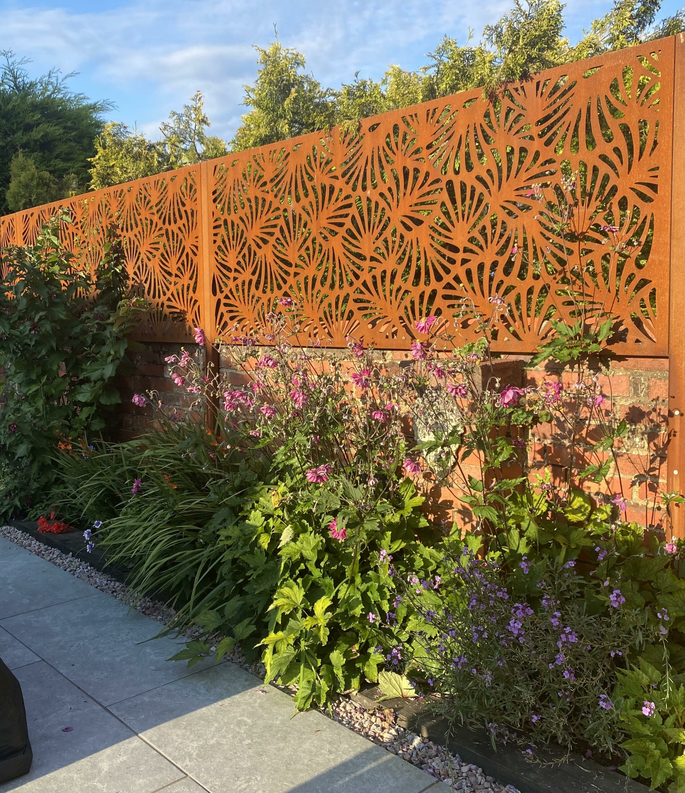garden screen fence panels