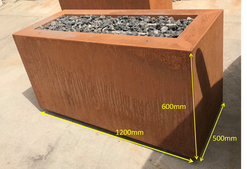 corten steel fire pit