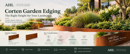 What Height Is Best for Garden Corten Edging