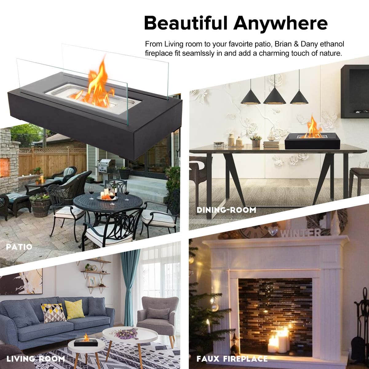 Buy Wholesale China Wholesale Ethanol Fireplaces Hot Sale Fire Bioethanol  Fire Gel Burner & Ethanol Fireplaces at USD 10