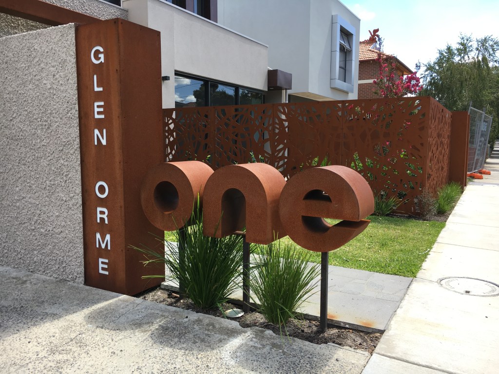 corten 3D mailbox