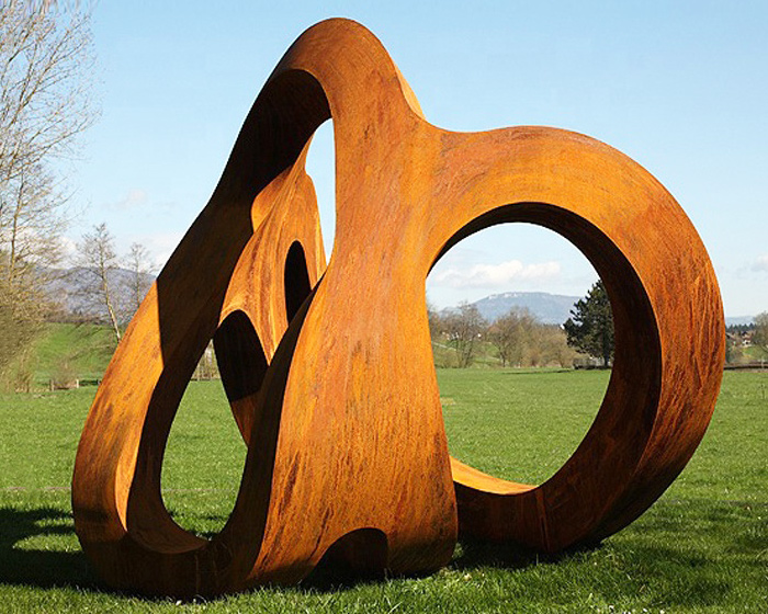 Outdoor-Landscape-Modern-Corten-Steel-Garden-Sculpture