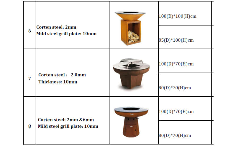 corten bbq grill catalog-2