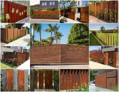 Elevate Your Outdoor Oasis with Corten Fencing