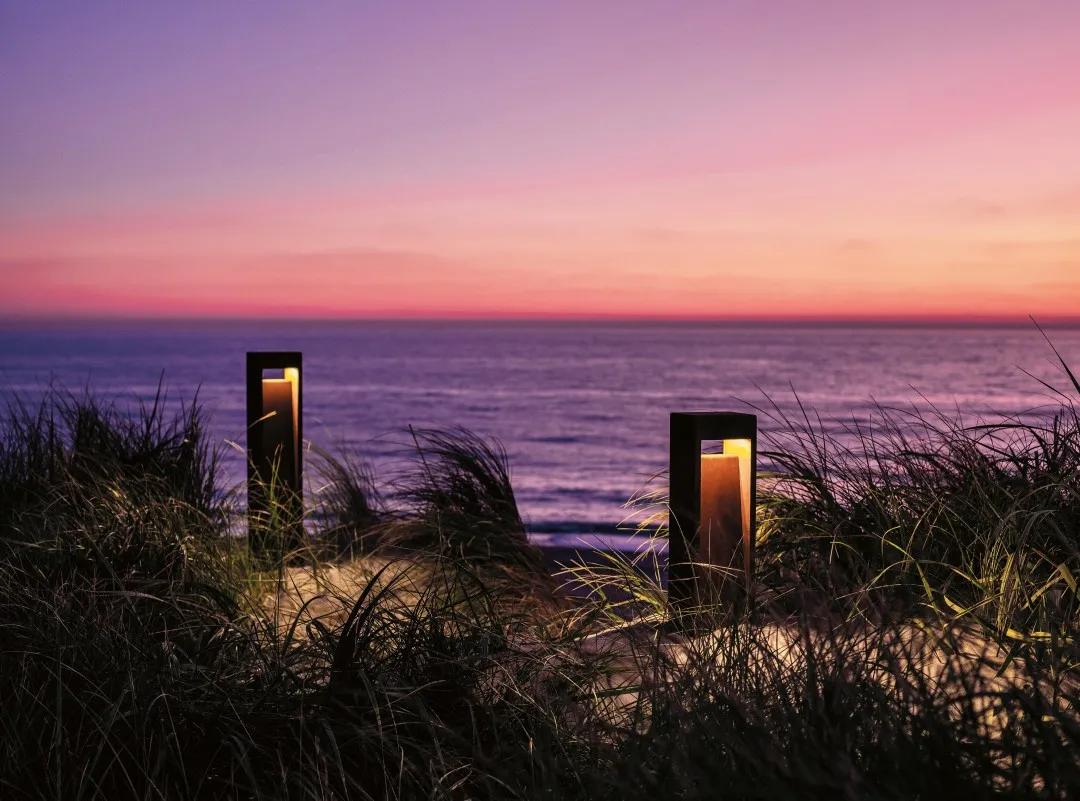 corten steel outdoor bollard light-NYE design