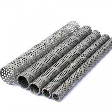 stainless steel straight perforated exhaust pipe/tube