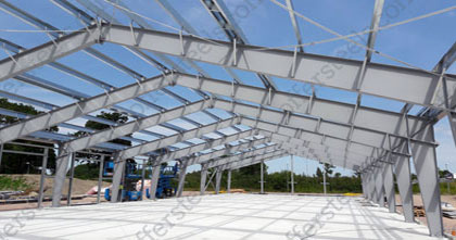 steel frame construction  