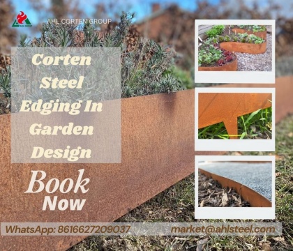 Corten Steel Edging in Garden Design in 2025